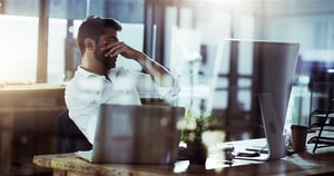 tired office guy